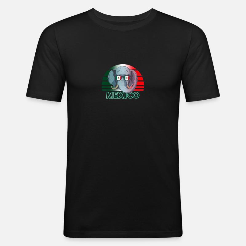 Mexico - Men's Slim Fit T-Shirt - black