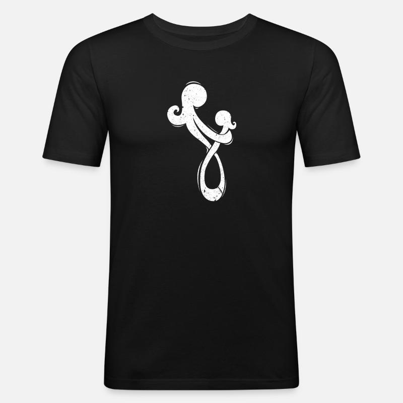 Mom infinity - Männer Slim Fit T-Shirt - Schwarz