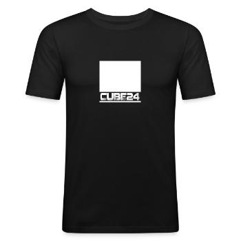 CUBE24 - the Music Cube - Men's Slim Fit T-Shirt - black - Front - Nik (191cm)