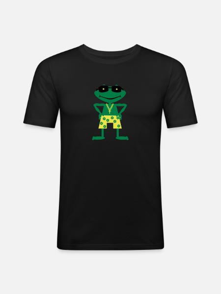 Frog - Men's Slim Fit T-Shirt - black