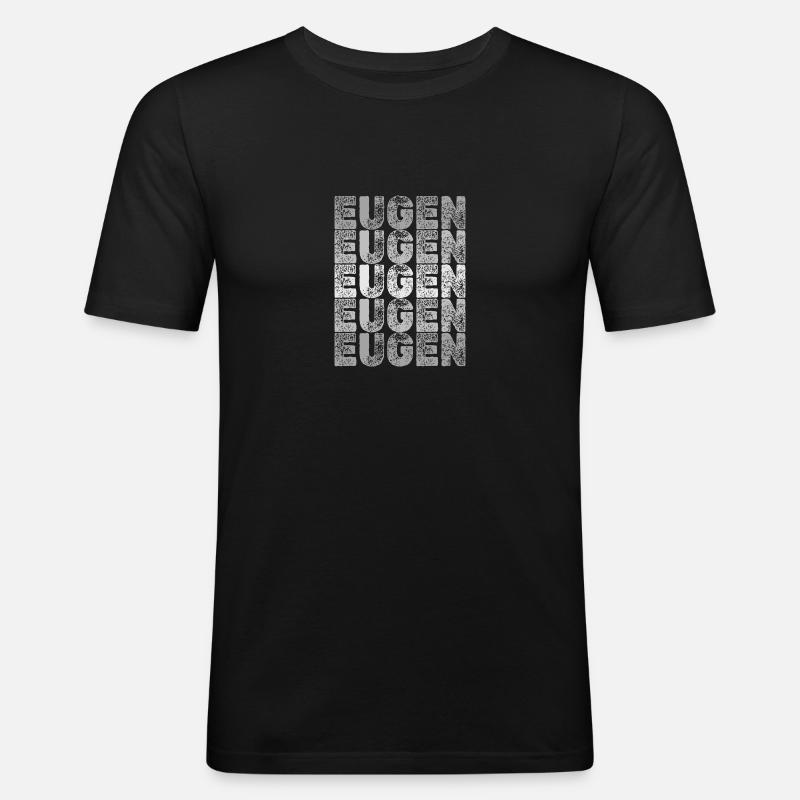 Eugen Eugen - Men's Slim Fit T-Shirt - black