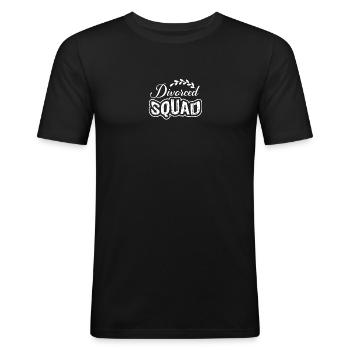 Funny divorce gift Sarcastic divorce - Men's Slim Fit T-Shirt - black - Front - Nik (191cm)