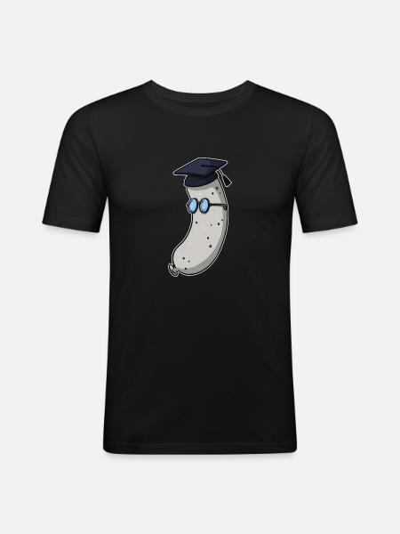 Weißwurst - Men's Slim Fit T-Shirt - black