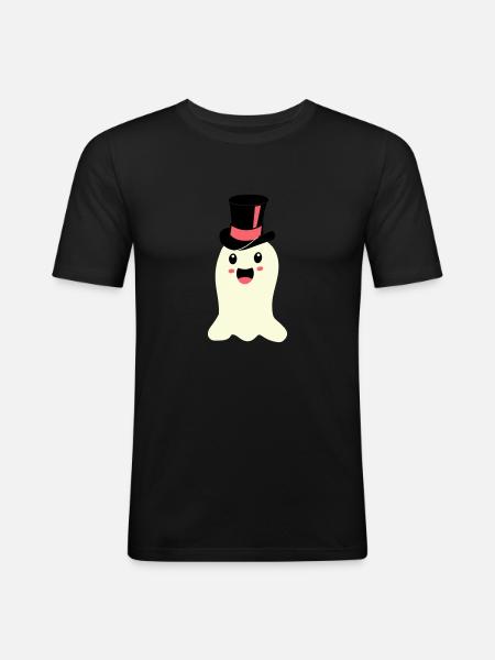 geist - T-shirt près du corps Homme - noir