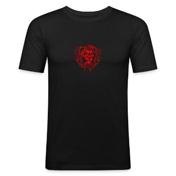 Union soviétique - T-shirt près du corps Homme - noir - Devant - Nik (191cm)