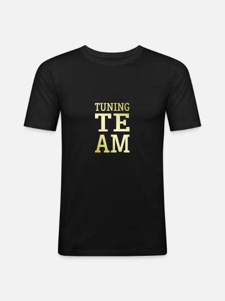 Tuning Team Tuner - Men's Slim Fit T-Shirt - black