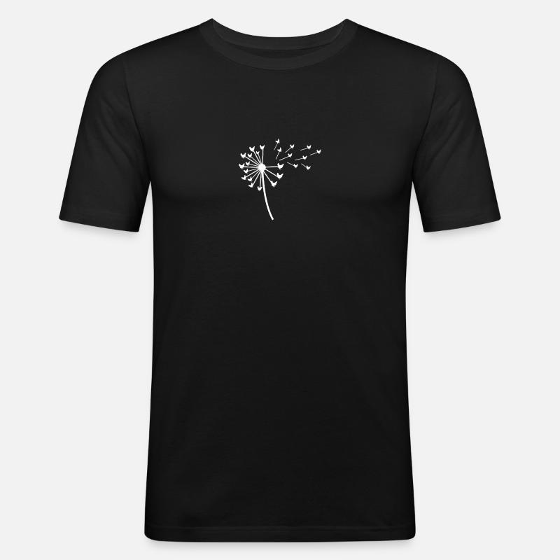 Hühner Henne - Männer Slim Fit T-Shirt - Schwarz
