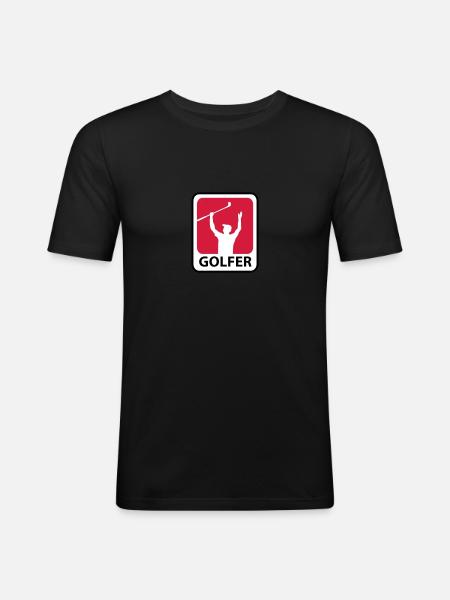 Golf - Men's Slim Fit T-Shirt - black