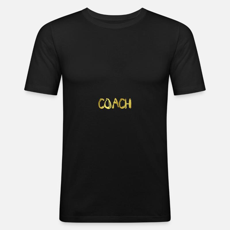 COACH - Männer Slim Fit T-Shirt - Schwarz