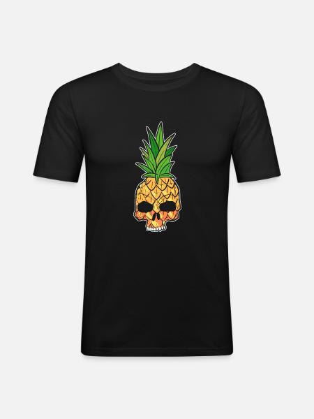Pineapple - Men's Slim Fit T-Shirt - black