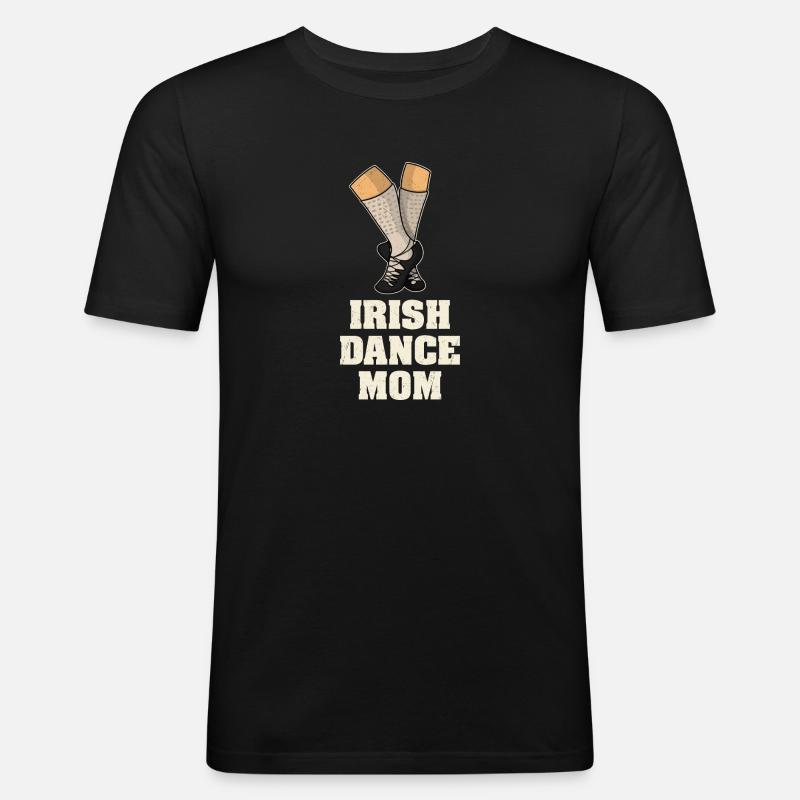 Danseuse Danseuse Danseuse irlandaise Danseuse - T-shirt près du corps Homme - noir