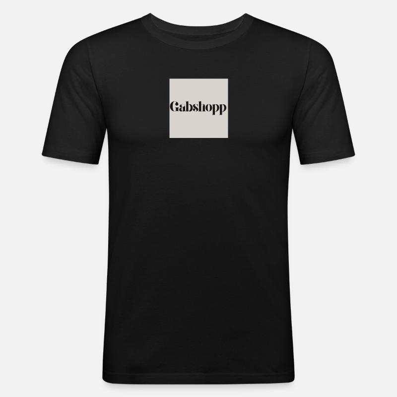 logo - Men's Slim Fit T-Shirt - black