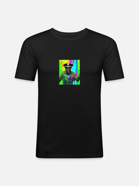 pixeleap 1685998123971 - Men's Slim Fit T-Shirt - black