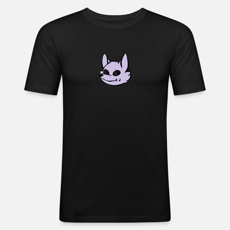 Fuchs - Männer Slim Fit T-Shirt - Schwarz