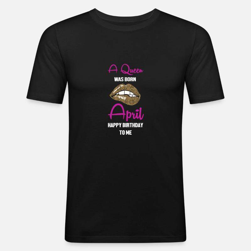 Sternzeichen Widder - Männer Slim Fit T-Shirt - Schwarz