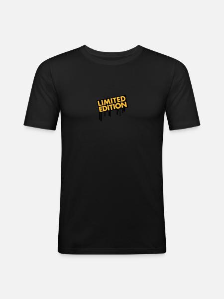 limited_edition_graffiti - Men's Slim Fit T-Shirt - black