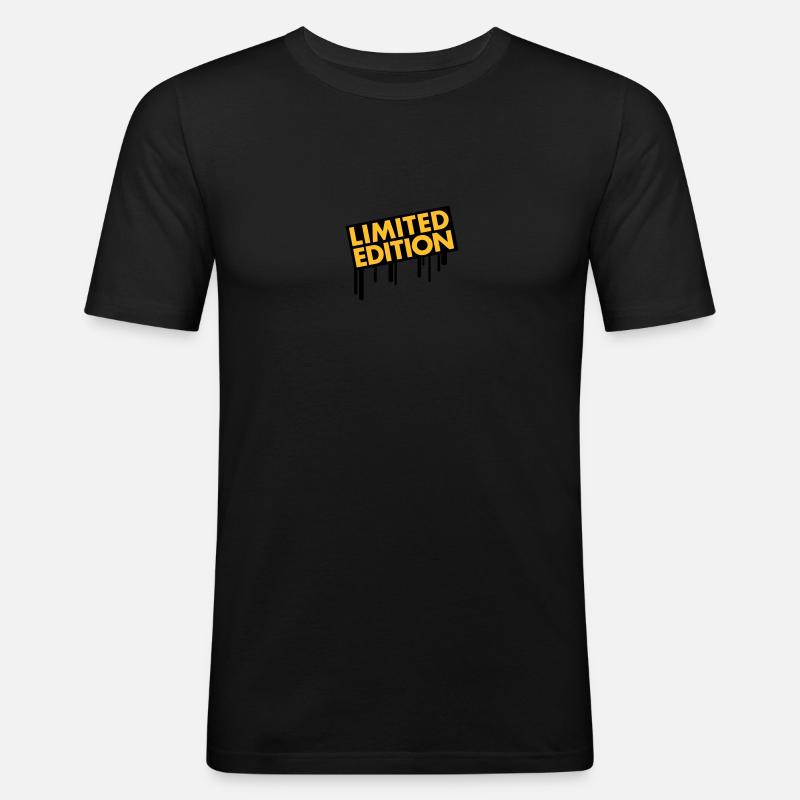 limited_edition_graffiti - Men's Slim Fit T-Shirt - black