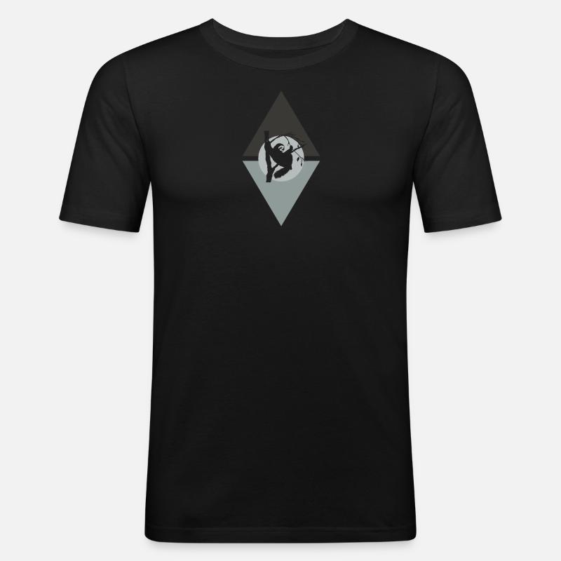 Faul Chill - Männer Slim Fit T-Shirt - Schwarz