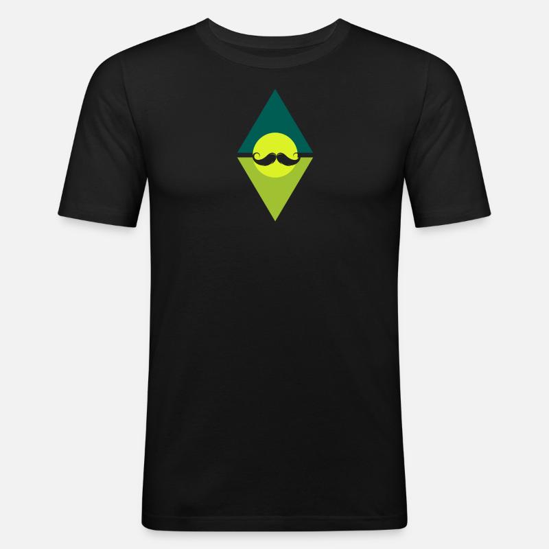 Bart Sir November - Männer Slim Fit T-Shirt - Schwarz