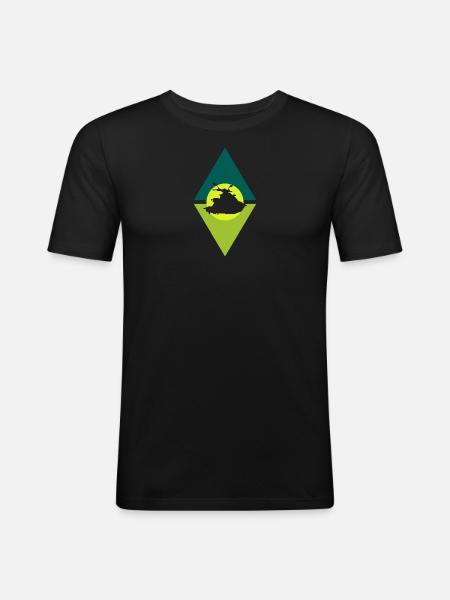 Jetski Wakeskating Jet Ski - Men's Slim Fit T-Shirt - black