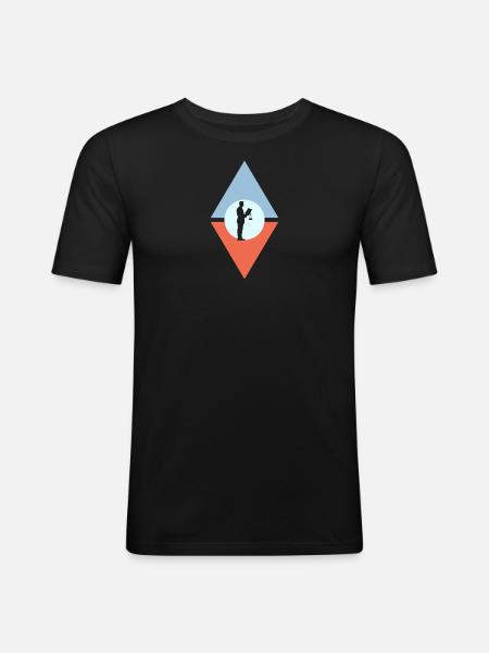 Lawyer Treatment Judge - Men's Slim Fit T-Shirt - black
