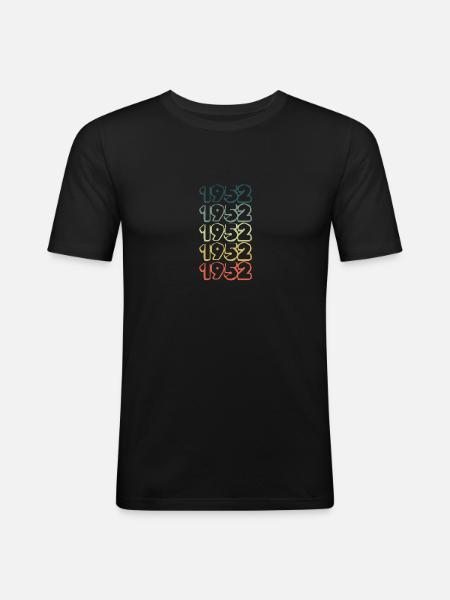 1952 - Men's Slim Fit T-Shirt - black