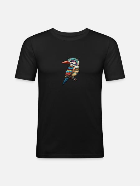 Australia - Kookaburra - Men's Slim Fit T-Shirt - black