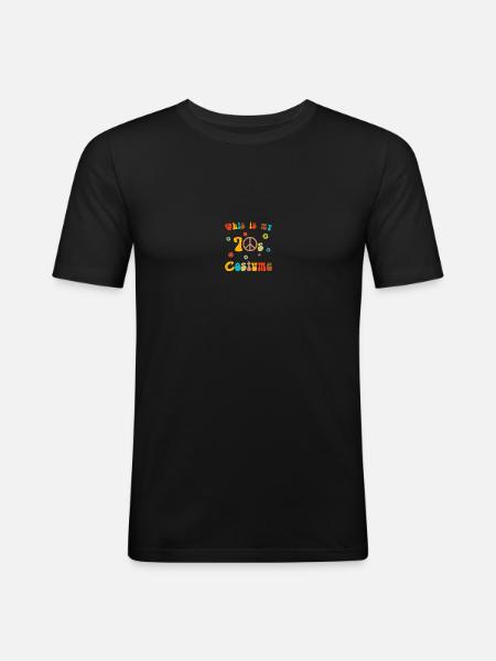 This Is My 70s Costume - Men's Slim Fit T-Shirt - black