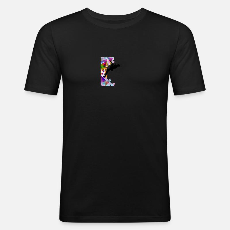 Klettern - Männer Slim Fit T-Shirt - Schwarz