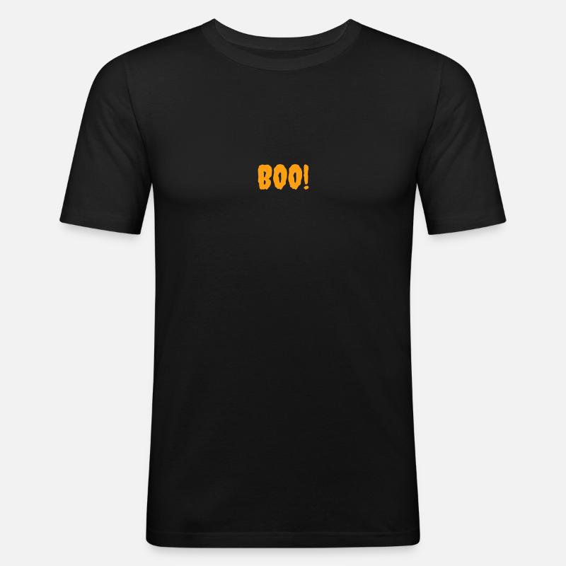 Helloween - Männer Slim Fit T-Shirt - Schwarz