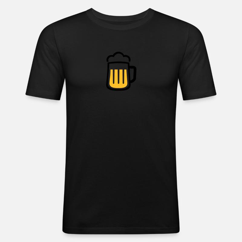 Beer - Men's Slim Fit T-Shirt - black