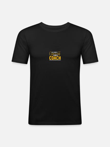 Gymnastics Trainer Gymnastics Trainer - Men's Slim Fit T-Shirt - black