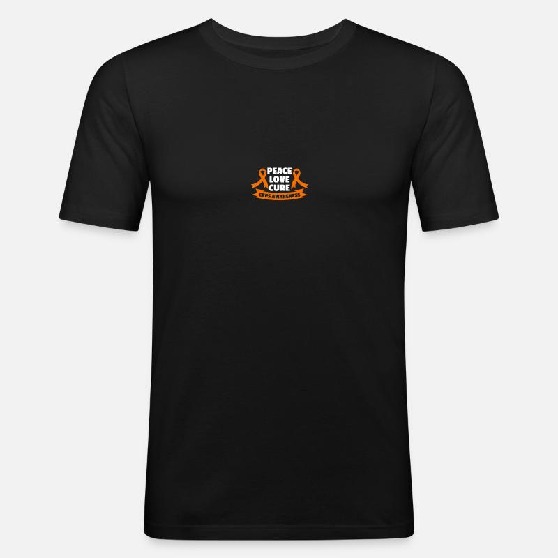 RSD CRPS-Bewusstsein - Männer Slim Fit T-Shirt - Schwarz