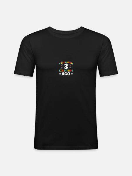 Field Day Teacher's Excursion - Men's Slim Fit T-Shirt - black