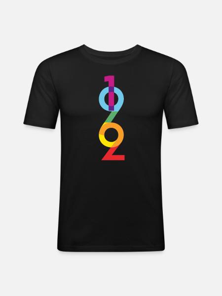 1962 - Men's Slim Fit T-Shirt - black