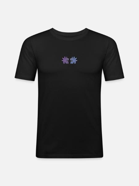 Monstres 2 mam - T-shirt près du corps Homme - noir