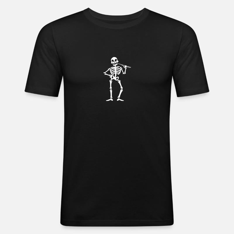 Flötist Querflöte - Männer Slim Fit T-Shirt - Schwarz