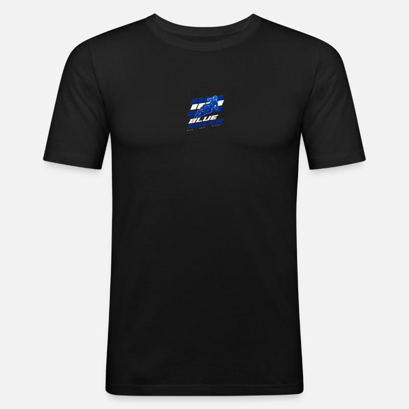 Blue Racer - Männer Slim Fit T-Shirt - Schwarz