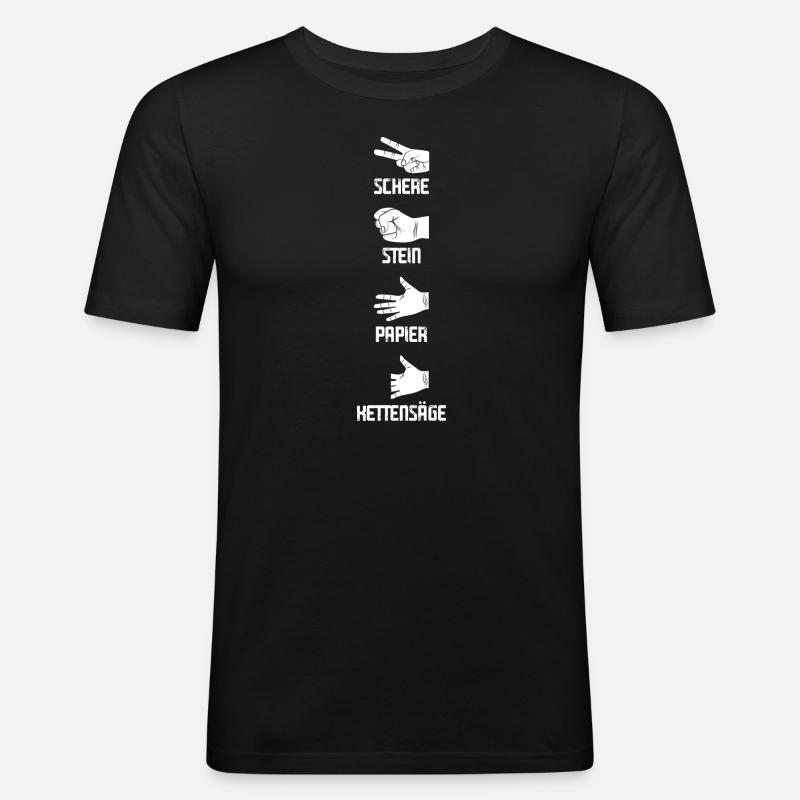 Handwerker Beruf Handwerker Geschenk - Männer Slim Fit T-Shirt - Schwarz