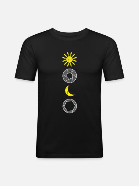 cover - Men's Slim Fit T-Shirt - black