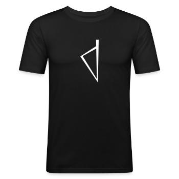 corse corsica - T-shirt près du corps Homme - noir - Devant - Nik (191cm)
