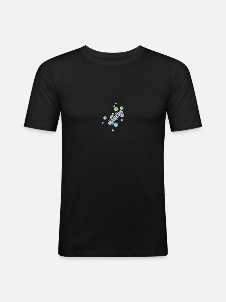 Marcus als Fachhochschule - Männer Slim Fit T-Shirt - Schwarz