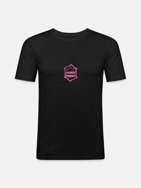 Occupation: Gamer - Men's Slim Fit T-Shirt - black