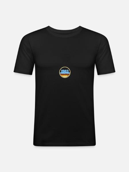 1983 1983 - Men's Slim Fit T-Shirt - black