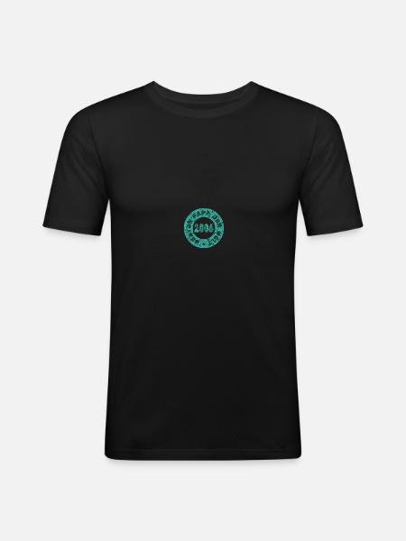 Bollerwagen 2006 - Männer Slim Fit T-Shirt - Schwarz
