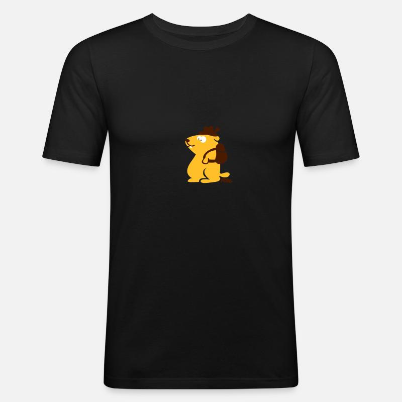 Murmeltier (c) - Männer Slim Fit T-Shirt - undefined