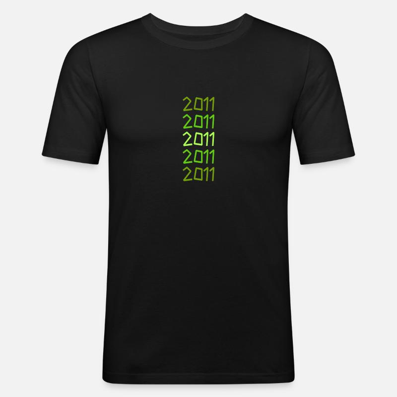 Chefkoch 2011 - Männer Slim Fit T-Shirt - Schwarz