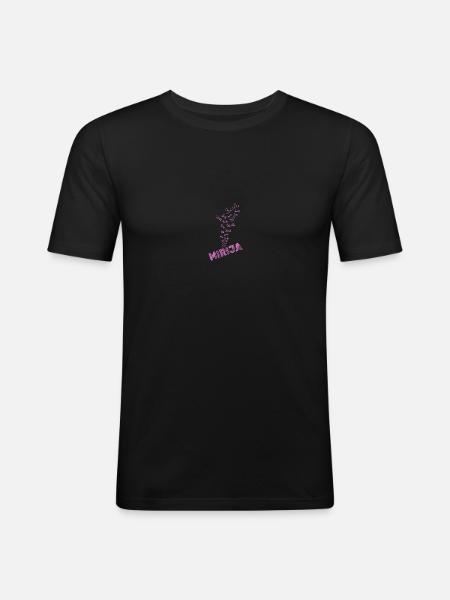 Water Mirija - Men's Slim Fit T-Shirt - black