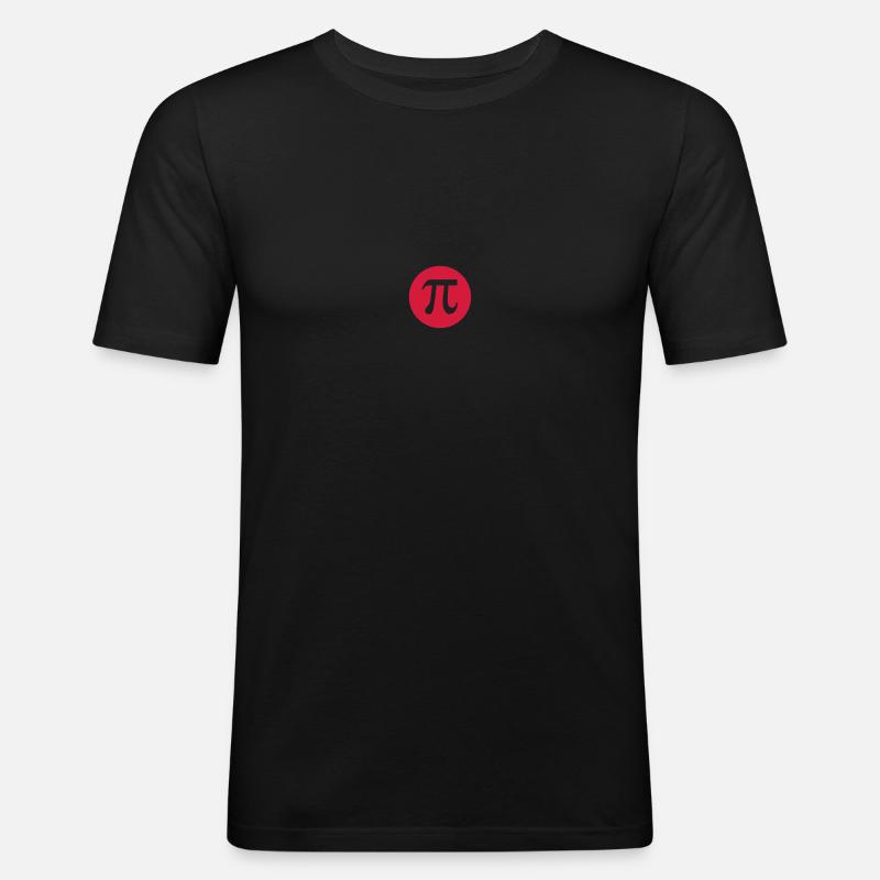 Universelles Zeichen / Mathe - Männer Slim Fit T-Shirt - Schwarz