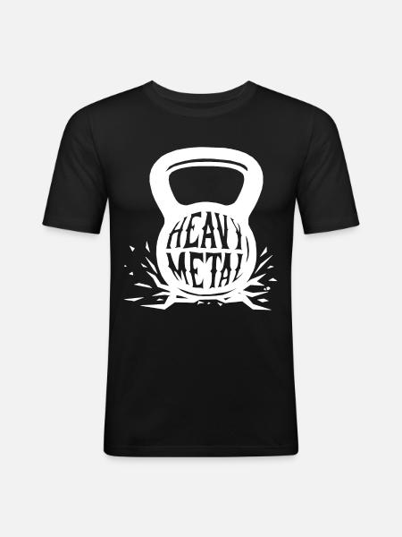 Heavy metal - Men's Slim Fit T-Shirt - black